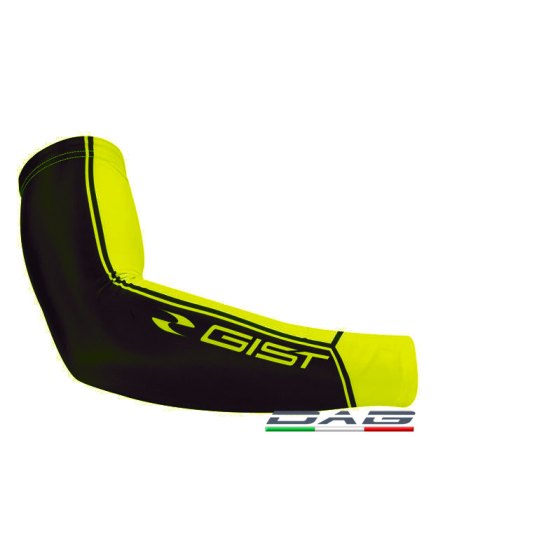 Gist Manicotti in Lycra Nero Giallo fluo
